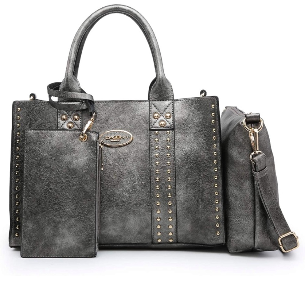 Beautiful grey shoulder bag